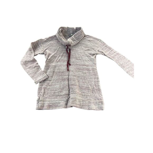 T by Talbots Turtleneck Drawstring Mock Neck Sweater Women's Size Small - Picture 1 of 8